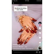 Inai tangan for wedding/tunang