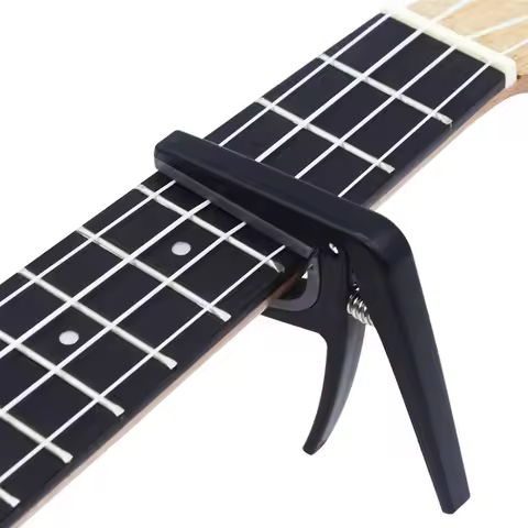 1pc Professional Ukulele Capo Single-handed Quick Change Ukelele Capo 4 Strings Hawaii Guitar Capos 