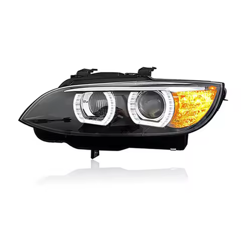 For BMW 3 Series E92 E93 LED Headlights 2007-2013 M3 330i 335i Projector DRL 12V New Revised