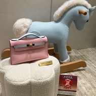 Hermes Mini Kelly Pochette 粉藍拼色 全新現貨