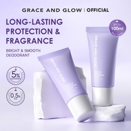 Grace and Glow 2PCS Bundle Smooth Deodorant Serum Roll On for Brightening - Pencerah Ketiak Armpit P