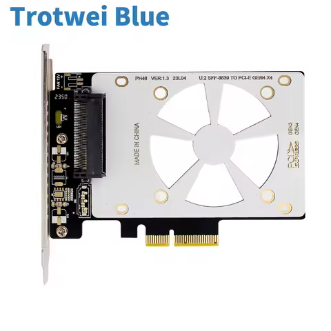 U.2 to PCIE Adapter Riser PCI Express 3.0 X4/X8/X16 to SFF-8639 U.2 Adapter for 750 2.5" NVMe PCIE U