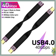 TAMAKO USB C To Type C Fast Charging Cable 20V/5A Flexible USB 4.0 Gen3