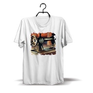 KATUN MESIN DTG DTF SCREEN PRINTING T-SHIRT, 30S COMBED COTTON, OLD SCHOOL SEWING AND IRONING MACHIN