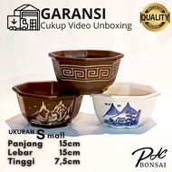 Bonsai Ceramic Pot | Succulents | Cactus cactus | Octagonal