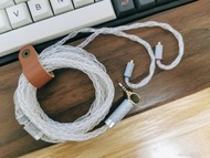 8絞 6N 冷凍金銀鈀合金 耳機線