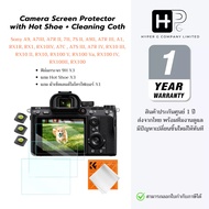 K&F Tempered Glass Screen Protector Sony A9 A7III A7II A9II A7C RX100 + Hot Shue Water Level + Lens 