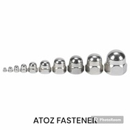 CAP NUT / CUP NUT M4 (Pitch: 0.7) Stainless Steel 304 A2-70. Key 7