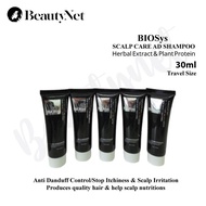 (Bundle of 5) Biosys Scalp Care AD Shampoo, 30ml Travel Size (Anti-Dandruff Control/Stop Itchiness/S