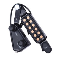 Cheap Acoustic Guitar Pickup Spool 12 Hole Transducer Tone Volume Control P-011 Non COD