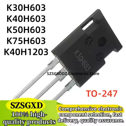 5-10-20Uds new IKW50N60H3 K50H603 IKW75N60H3 K75H603 IKW30N60H3 K30H603 IKW30N60 IKW40N60H3 K40H603 