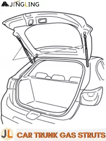 Qty(2) Trunk Struts with Spring for DS 5 Hatchback 2011-2018 425MM Rear Tailgate Boot Lift Supports 