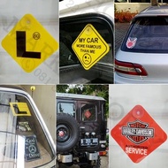 Car Signboard Glass Sticker/ 76