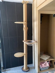 貓爬架 貓樹 cat tree 超靚超豪華舒服透氣 特別訂造實用超襟用 豪華貓別墅 適合多貓用 空間寬敞 傢俬 cat coffee table chair chairs sofa pet cage 