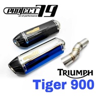 Project79 Exhaust Triumph Tiger 900 Stainless Steel Muffler Ekzos Motor Accessories Tiger 900 QPM04 