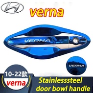 Hyundai VERNA door bowl handle sticker 10-22 models Verna stainless steel car door bowl sticker door handle modification