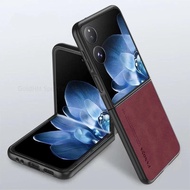 For Xiaomi Mix Flip Flip2 5G Sheepskin Leather Flip Case For Xiaomi MI Mix Flip 2 Matte Ultra Slim P