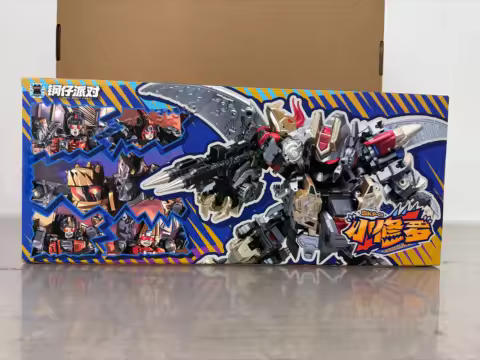 Laser Cat Steel Head JGM-SKP02 Beast Dinoking MINI 5 in 1 Combiner Form 17CM Transforming Toys