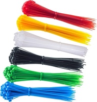 Nylon Kabel Ties 30cm 300mm Isi 100 Pcs Zip Tie Tis Tali Pengikat Kabel Label Banyak Warna Warni