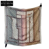 路易威登 Carre 70 M77634 Rising Confidential 絲巾 [二手]