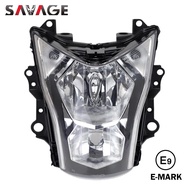 ชุดไฟหน้า E9 Fengge1สำหรับ KAWASAKI ER-6N ER6N 2012 2013 14 15 2016โคมไฟหลอดไฟหน้าของประดับจักรยานยน