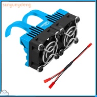11TH27000RPM 540 550 3650 F540 Brushless Motor Heatsink with Double Cooling Fans Engine Motor Radiat
