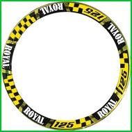 ➷ ♂ ◧ RUSI ROYAL 125 MAG STICKER GOOD FOR 2 MAGS