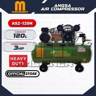 M.Machinery Angsa AS2-120N 2HP 120Liter Belt Driven Air  Compressor  (Taiwan)