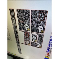 B80 B60 Centa Aio Panda Bamboo Garskin Sticker/Case Sticker Can Be Customized Motif - 2Pcs