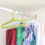 BMMH Retractable Wardrobe Space Saver Scarf Hanger Storage Racks Clothes Drying Rack Clothes Towel Hanger