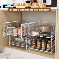 Kitchen Storage Rack Pull Out Rack Kitchen Cabinet Pull Out Basket Multi-function Pull Out Storage Rack Under Sink