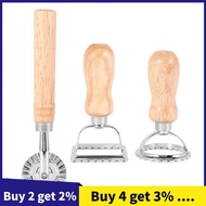 3Piece Ravioli Pasta Cutter Set, Ravioli Stamp Maker with Wooden Handle Ravioli Cutter Ravioli Maker