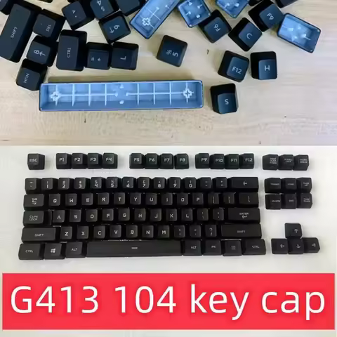Single replacement keycaps or complete104 keycaps for Logitech keyboard G413 keycap(not compatible w