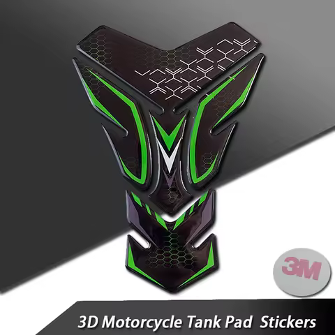 3D Motorcycle Tank Pad Protector Stickers Decal Accessories For Kawasaki Ninja400 Z900 Z1000 ZX10R E
