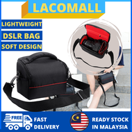 🔥READY STOCK🔥LACOMALL D19 Camera Bag Shoulder Case sling Sony A6000 A6400 6500 a7 a9 Canon EOS M100
