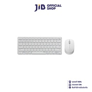 WIRELESS KEYBOARD & MOUSE (คีย์บอร์ดและเมาส์ไร้สาย) RAPOO WIRELESS 9050M WHITE