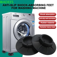 WADEES 4PCS Anti-Vibration Feet Pad, Shock Absorber Bracket Washing|Foot Pad, Soundproof Rubber Dampers Non-Slip Washing|Support Washing