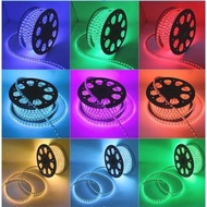 PACKAGE 40 50 60 METERS FREE 1 SOCKET LED STRIP LIGHT 5050 AC220V WATERPROOF (SOCKET ALREADY INSTALL