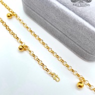 Fancy Jewellery Emas 916 Rantai Tangan Budak Emas 916 tulen Bajet Emas 916