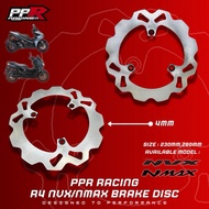 PPR RACING R4 NVX NMAX BRAKE DISC 4MM CUTTING GALFER RCB 230MM 260MM DEPAN MJL PROTAPER