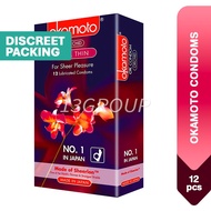 [DISCREET PACKING] Okamoto Orchid Ultra Thin Condoms, 12s