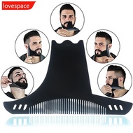 LOVESPACE Innovative Design of Multifunctional Double-sided Beard Comb Six in One Men's Beard Stylin