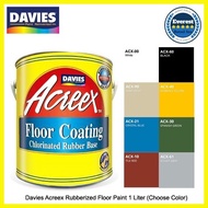 ◴ ♀ ☑ Davies Acreex Rubberized Floor Paint 1 Liter