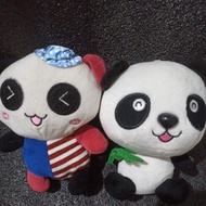 Baby bus panda doll