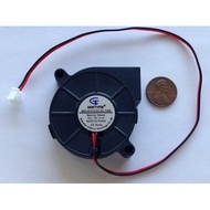12V BRUSHLESS 50mm Blower Fan 5015 Turbo Cooling 3D Printer 2-pin 50mmx15mm