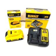 DCB183 & DCB107 - DEWALT 20V MAX 2.0AH BATERI LI-ION DAN 10.8V-20V MAX LI-ION BATERY - PAKEJ COMBO