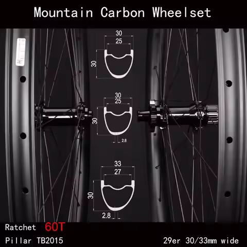 Goldix 310 29er Carbon Wheelset MTB Carbon Wheelset 28H Mountain Bike Wheels Pillar 1423 TB2015 MTB 