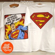 [ SUPERMAN ] Legendary DC Comic tag USA เสื้อวินเทจ เสื้อการ์ตูนตำนาน papamama vintage shirt