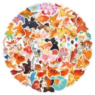 10/50Pcs Cute Goldfish Animal Cartoon Stickers for Car Laptop Phone Bicycle Waterproof Sticker Decal Kids Gift