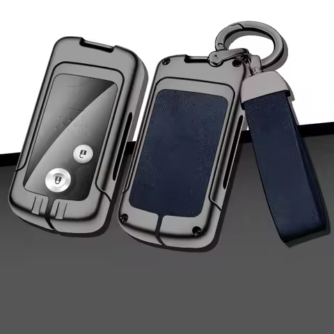 Car Metal Key Case Cover Shell Fob for Honda Fit Jazz Shuttle GP2 Spada StepWgn RG1 Freed Spike Ge6 
